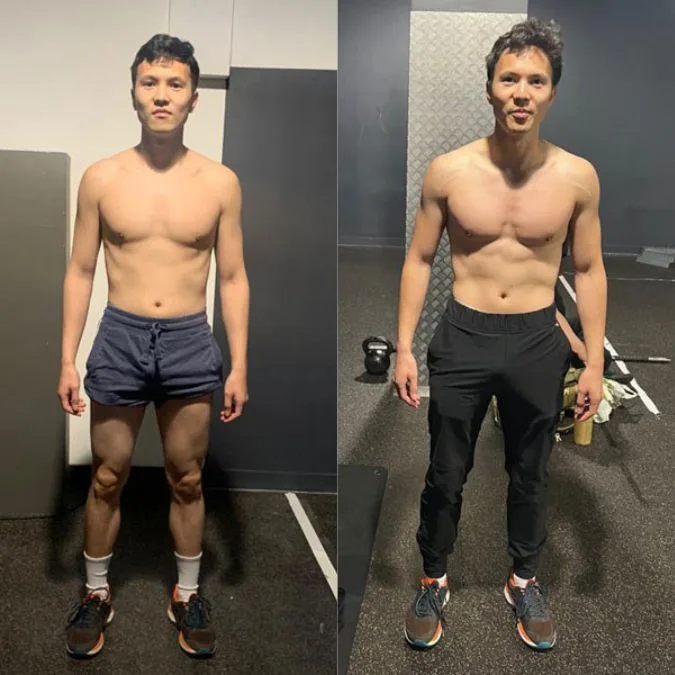 Resultat transformation physique coaching a distance
